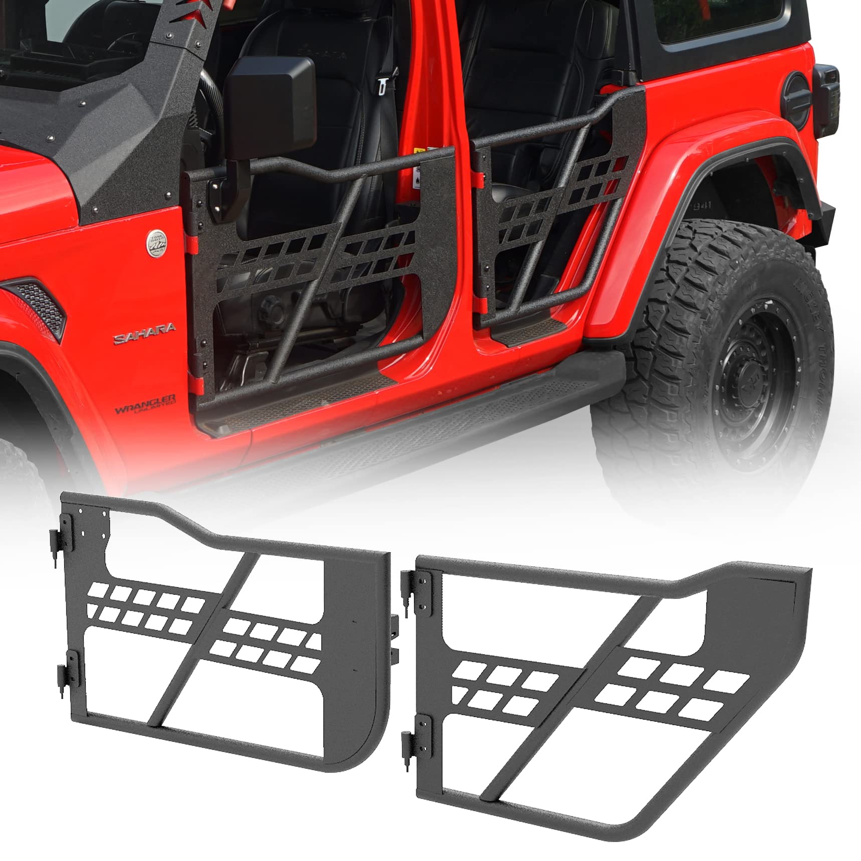JKB JL and JT-4DR Summer Doors - Model 2