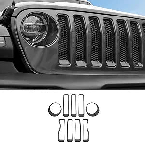 JKB JL and JT   Grill frame+  headlight decoraton frame