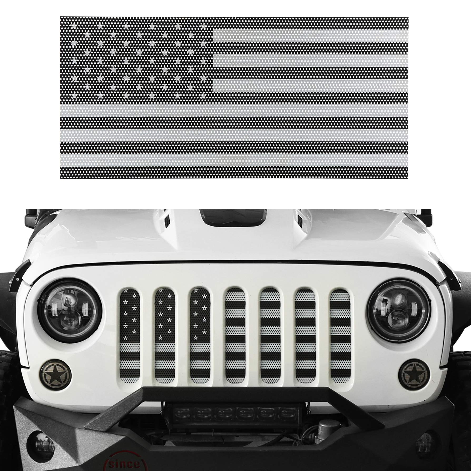 JKB JK  USA Mesh Front Grille
