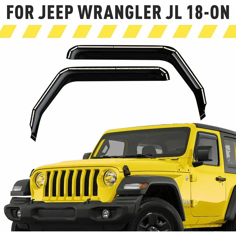 JKB JL-2DR Window Visors Set