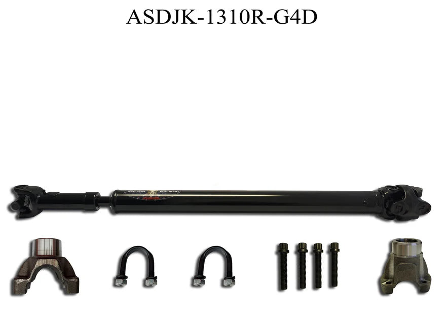 Adams Driveshaft JK-4DR ADAMS DRIVESHAFT JK REAR 1310 CV DRIVESHAFT SOLID U-JOINTS [EXTREME DUTY SERIES] 