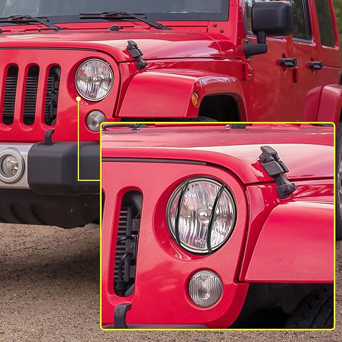 JKB JK  7 inch Headlight Guards Protection