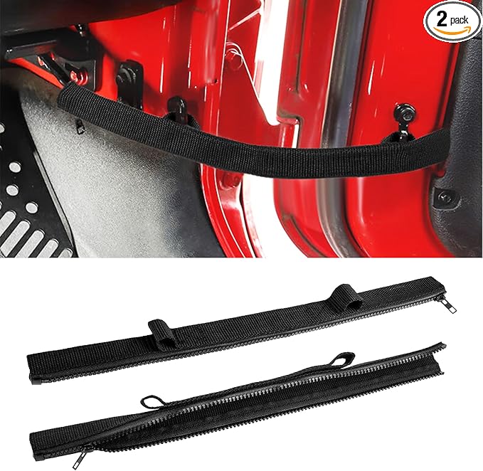 JKB JK  Door Limiting Straps With Zipper Design