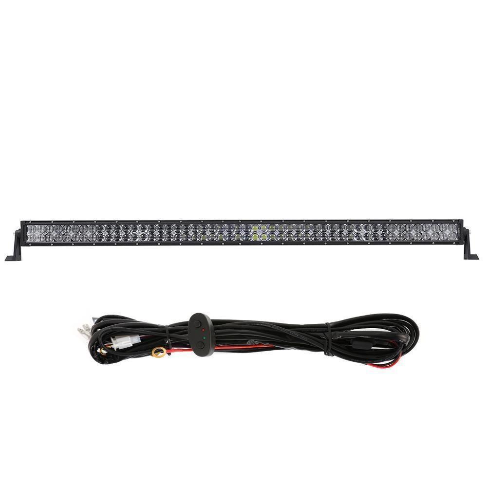 Auxbeam  52 INCH 5D SERIES STRAIGHT/CURVED COMBO BEAM DOUBLE ROW LED LIGHT BAR FOR SUV ATV UTV TRUCKS PICKUP BOAT