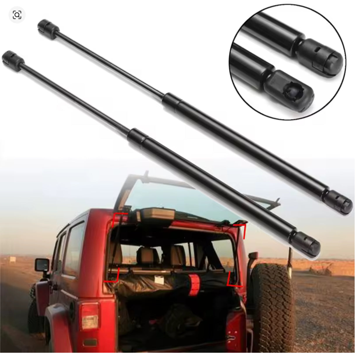 JKB JK  Window Lift Support