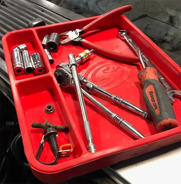 S&B  Silicone Tool Tray Red