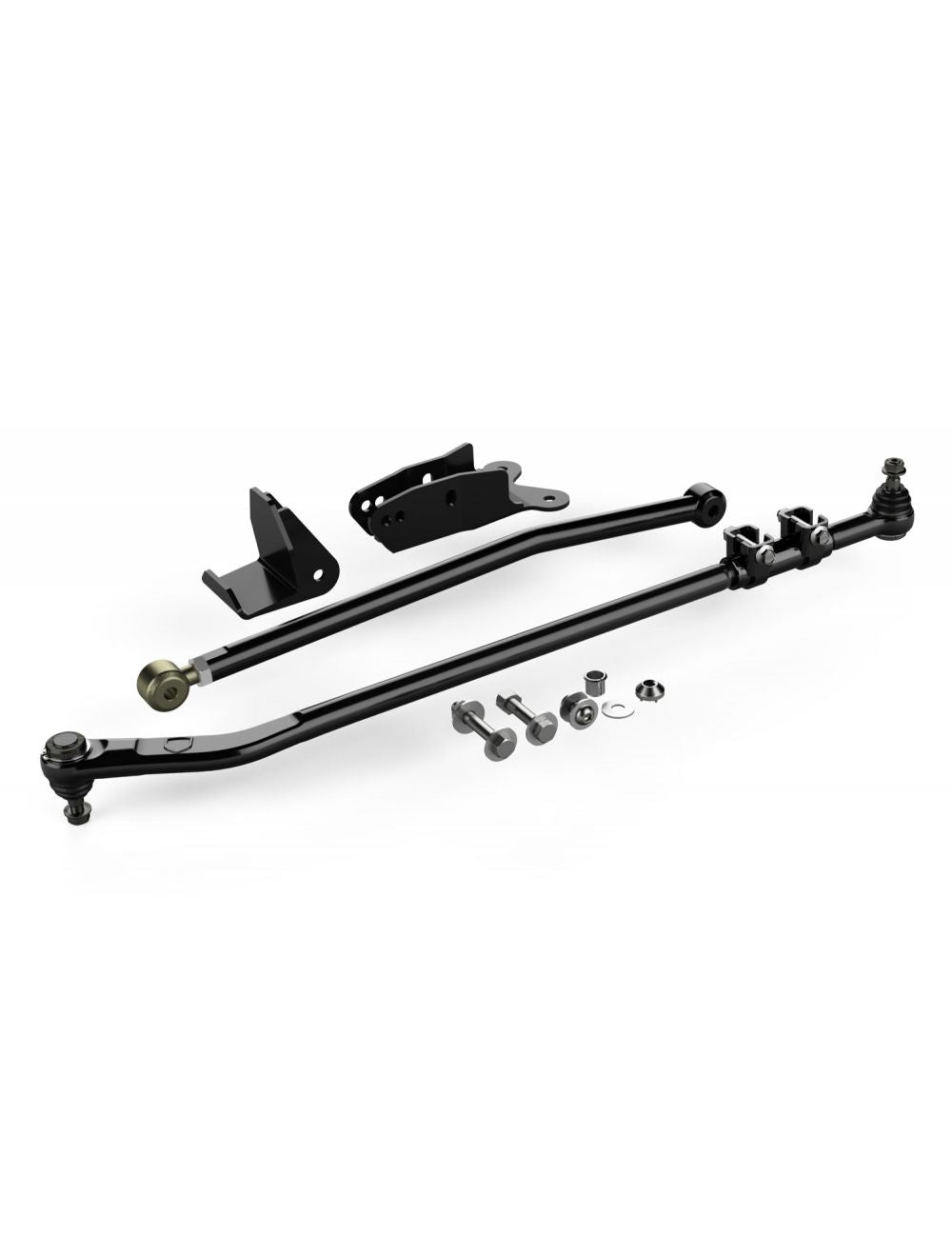 Teraflex JK  HD Forged Drag Link Flip Kit w/ Front Track Bar Drop Bracket & Frame Brace Kit