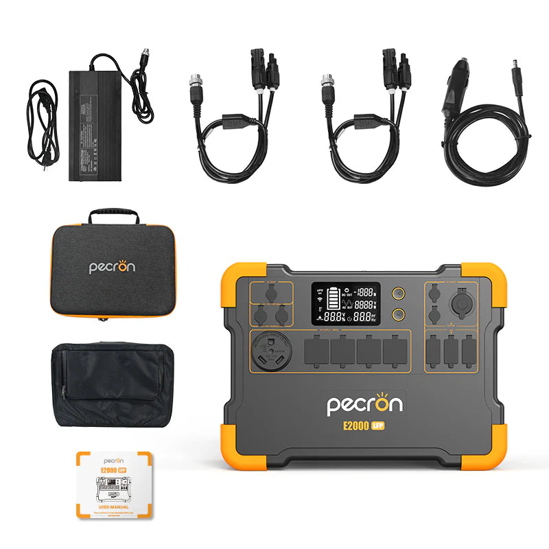 Pecron   E2000LFP Expandable Portable Power Station 2000W 1920Wh
