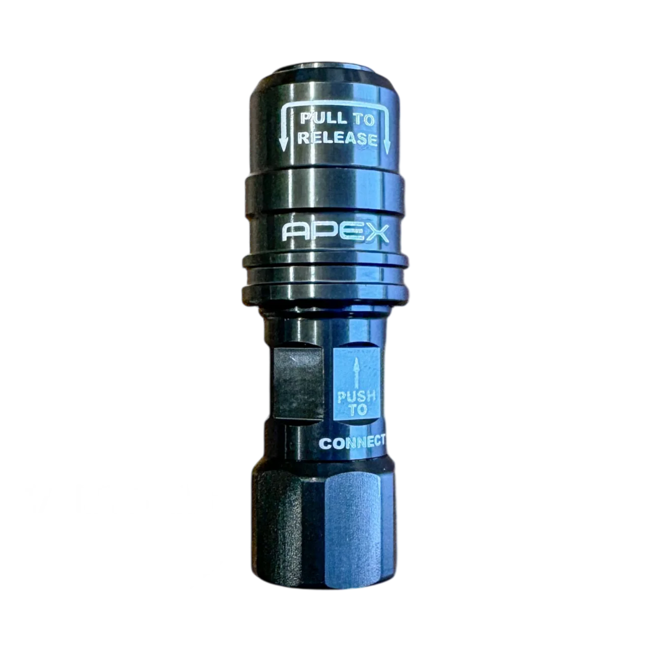Apex  HIGH FLOW PUSH ON CHUCK - 1/4NPT FEMALE (DUAL FLOW)