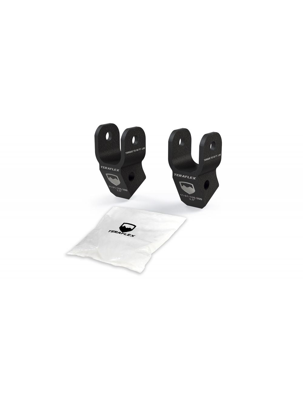 Teraflex JL  2'' Shock Extension Bracket Kit - Front (2-2.5'' Lift)