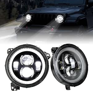 JKB JL and JT  Headlight With Ring