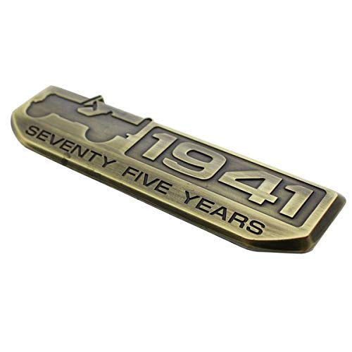 JKB  1941-75 Years Anniversary Badge Emblem Car Stickers Deca