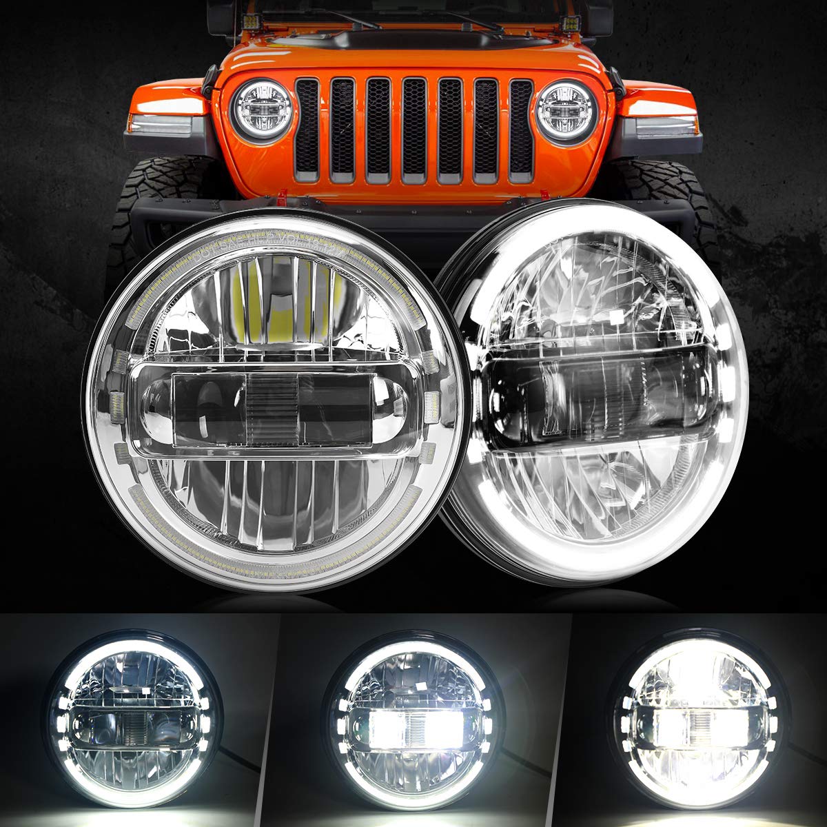 JKB JL and JT  OEM Facelift Inspired Design Headlights