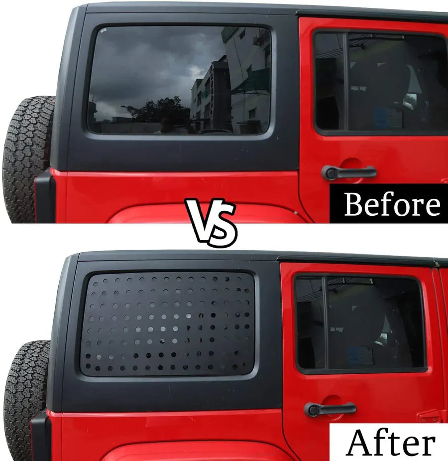 JKB JK  Rear Window Strip Decoration Cover Trim 07-10 / 11-17