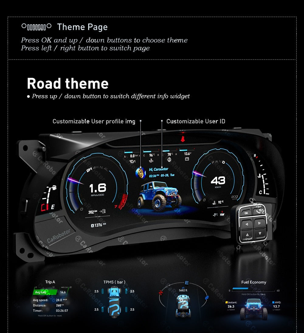 CaRobotor JK   2011-2018J-Pro Plus (dashboard )