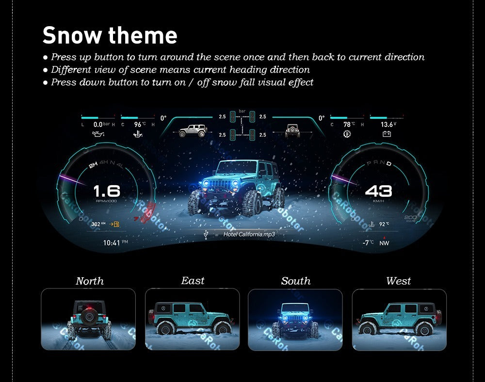 CaRobotor JK   2011-2018J-Pro Plus (dashboard )