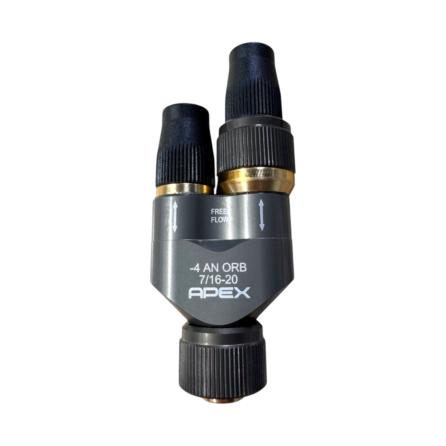 Apex  QUICK CONNECT "Y" WITH 3/8 SWIVEL BARB