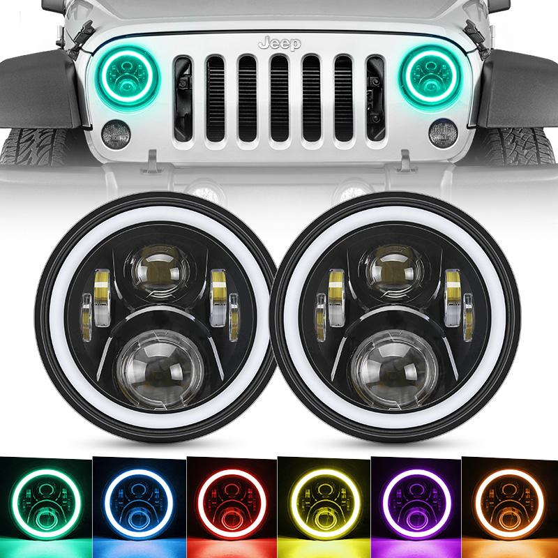 JKB JK  Headlights with RGB Ring