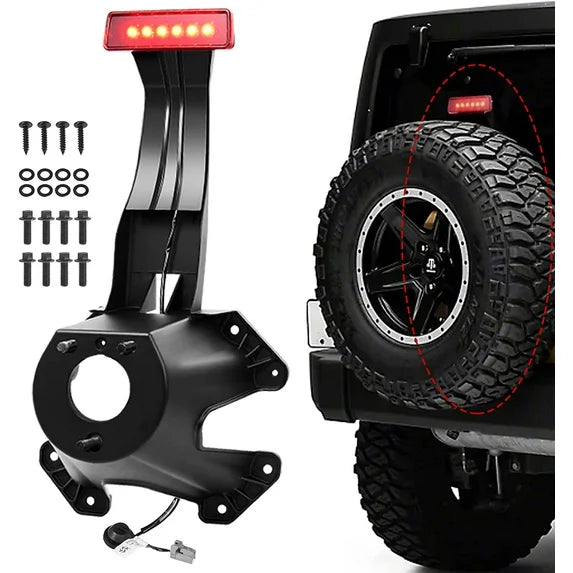 JKB JK  Tire Carrier Bracket for OEM Tire Mount