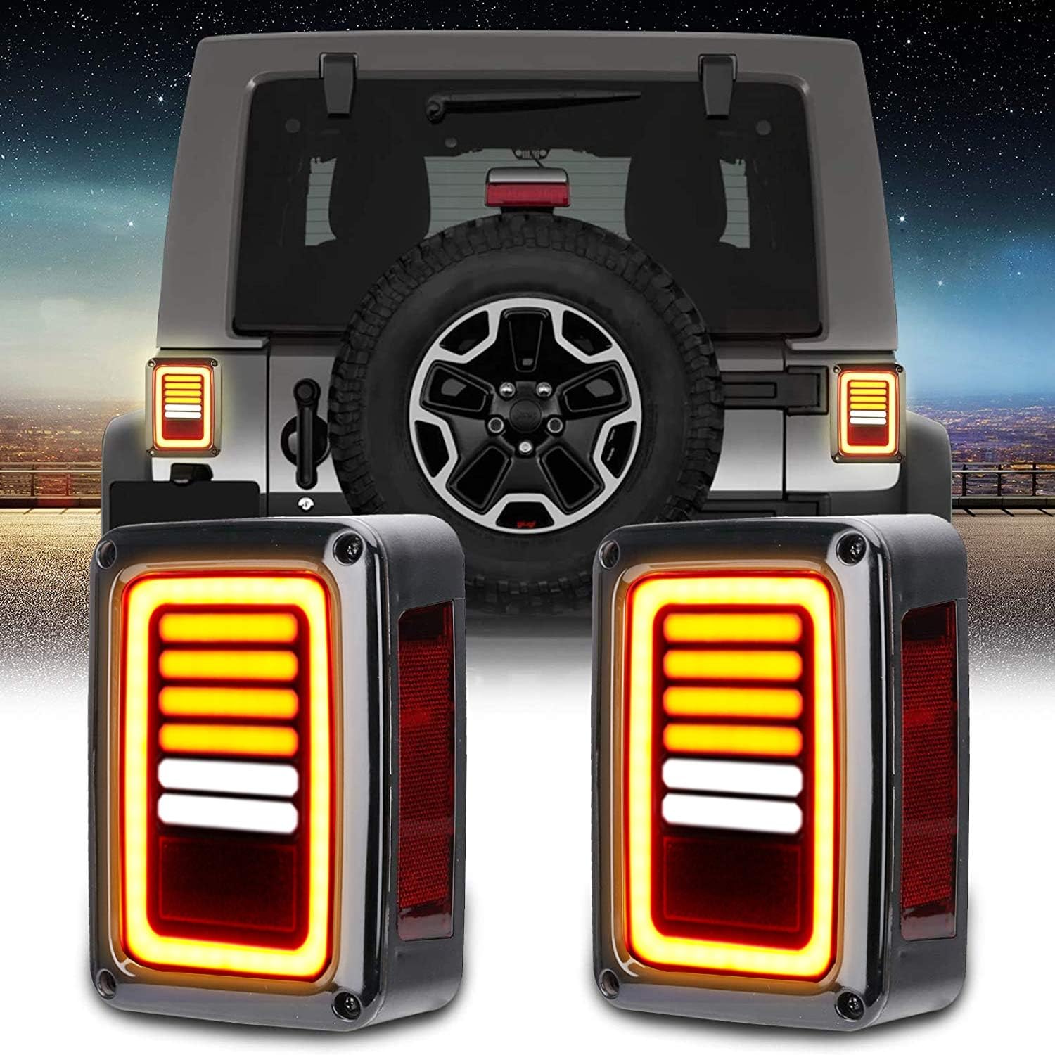 JKB JK  Lines Design Tail Lights