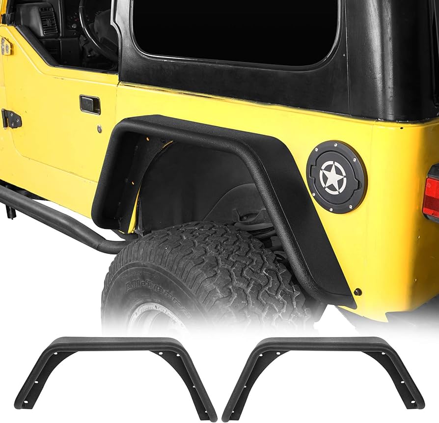 JKB TJ  Rear Steel Flat Fenders