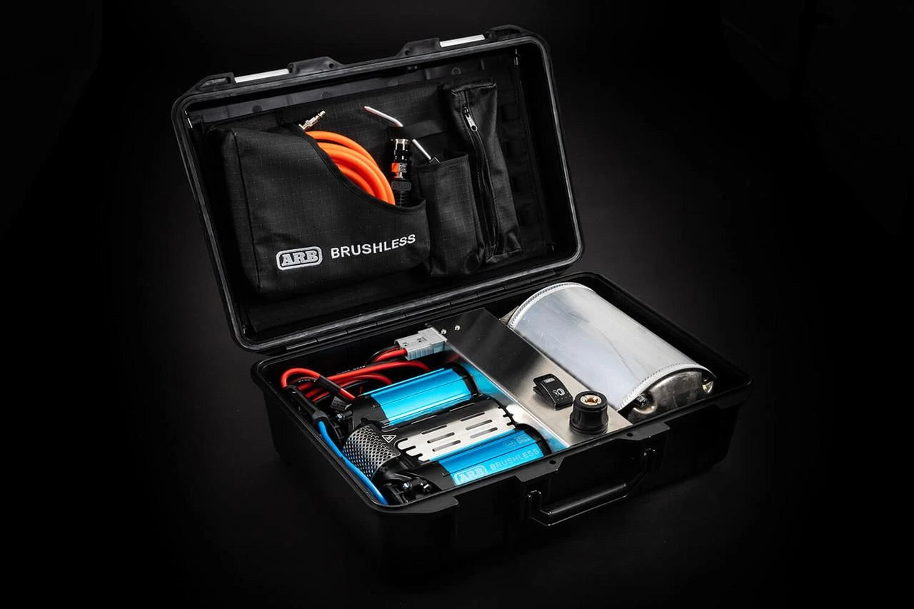 ARB  PORTABLE AIR COMPRESSOR (BRUSHLESS) TWIN 12 VOLT