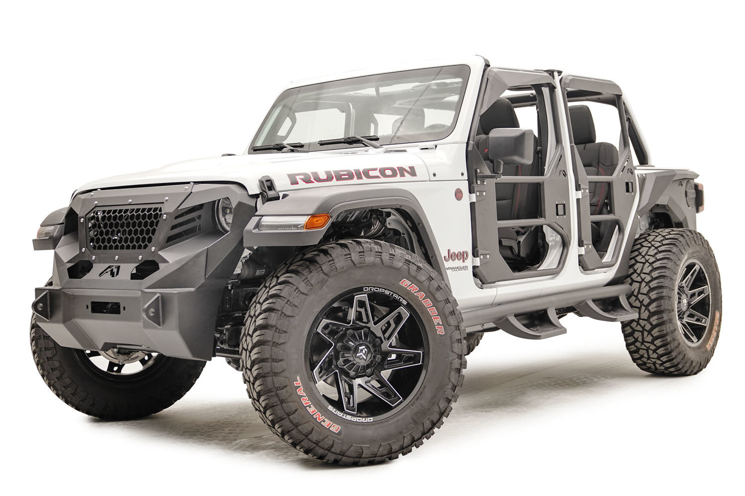 JKB JL and JT  Fab Fours-Design Front Bumper