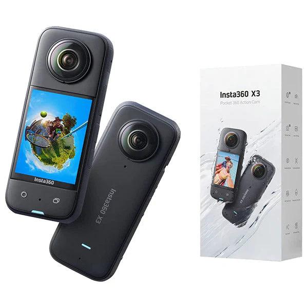 Insta360  X3 - Waterproof 360 Action Camera