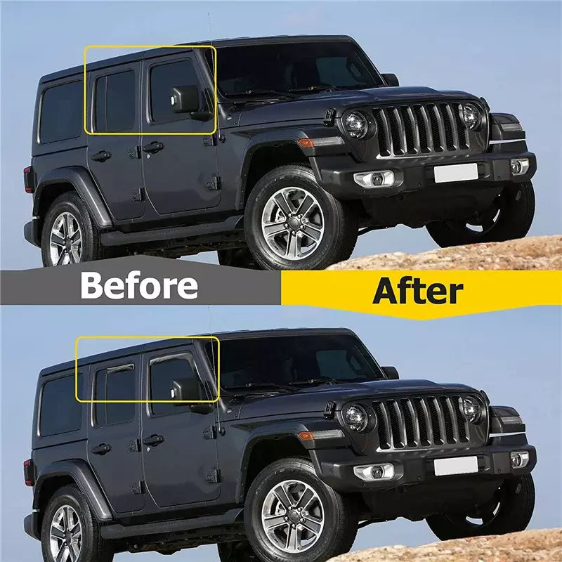 JKB JK-4DR WINDOW VISORS SET 4DRS