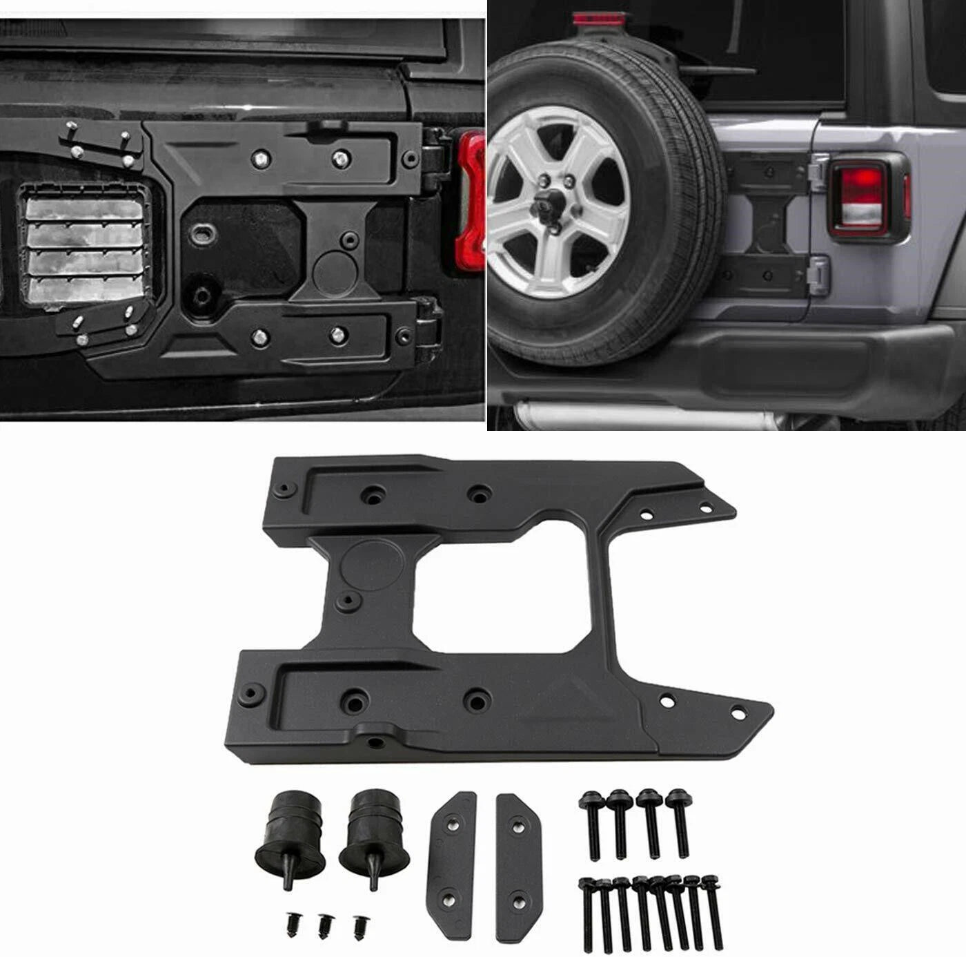 JKB JL  Spare Tire Carrier Tailgate Oversized Reinforcement Kit