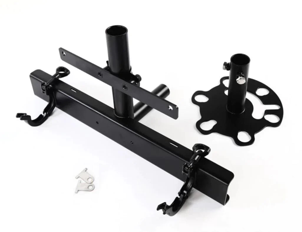 JKB  Trunk Spare Tire License Plate & Shovel Holder