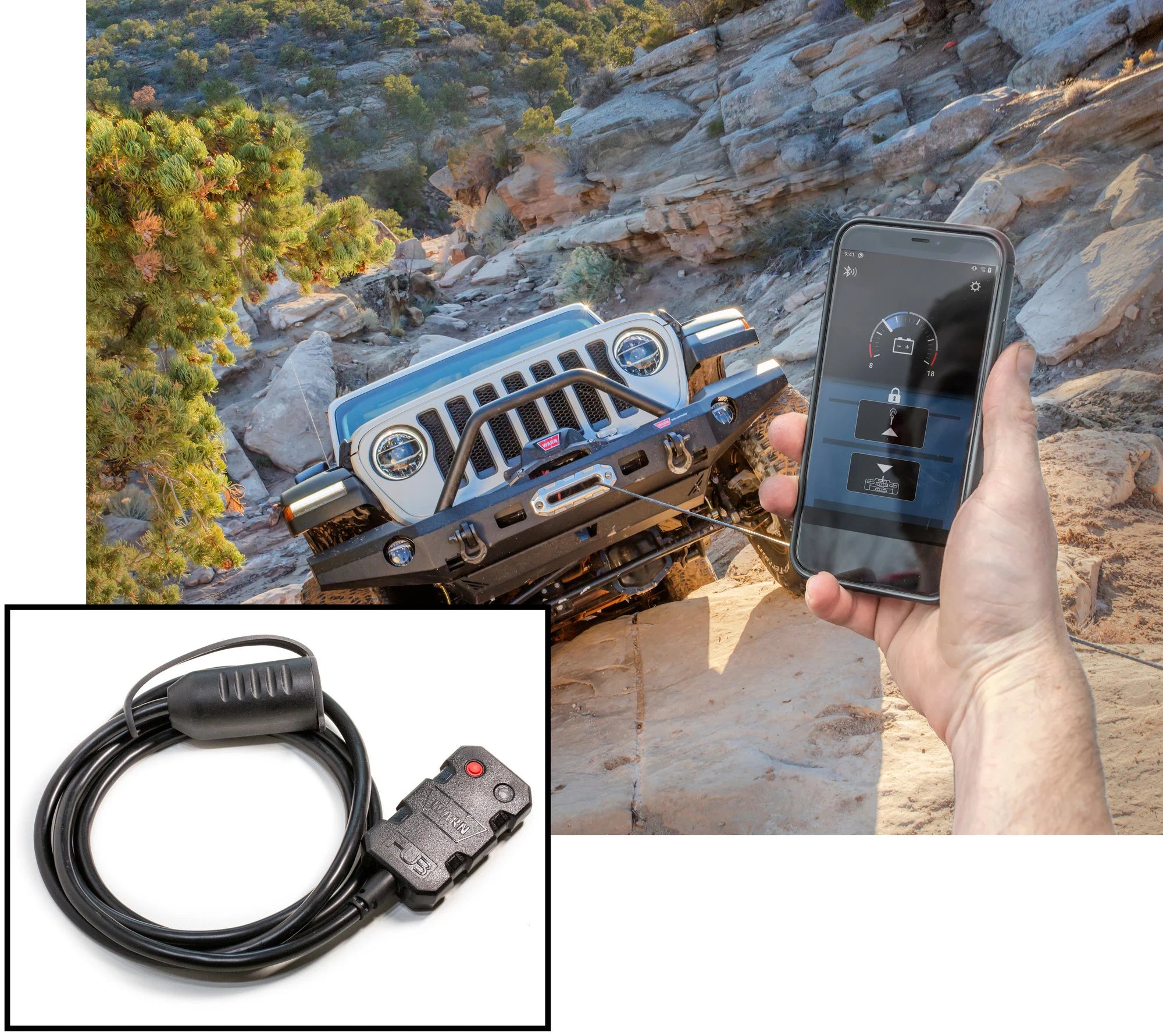 Warn  Wireless HUB Receiver And Phone App ( ZEON, VR, VR EVO )